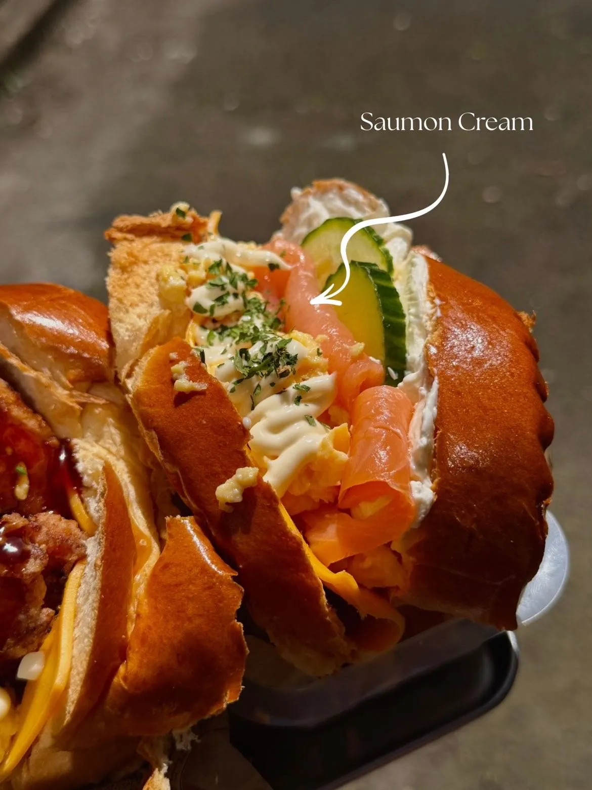 Salmon toast